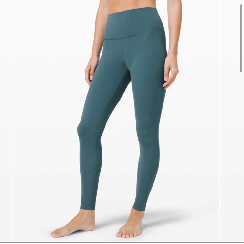 NWT Align lululemon desert teal super high rise